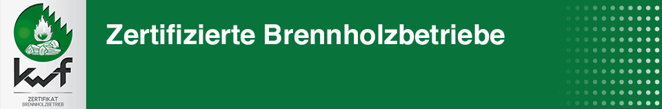 Zertifizierte Brennholzbetriebe